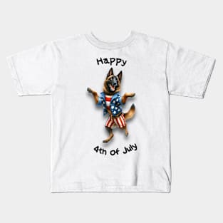 Happy 4th of July - Malinois Kids T-Shirt